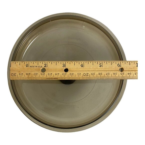 Pyrex Visions Glass Lid P83C Replacement Pot Lid Amber Brown - Picture 7 of 11